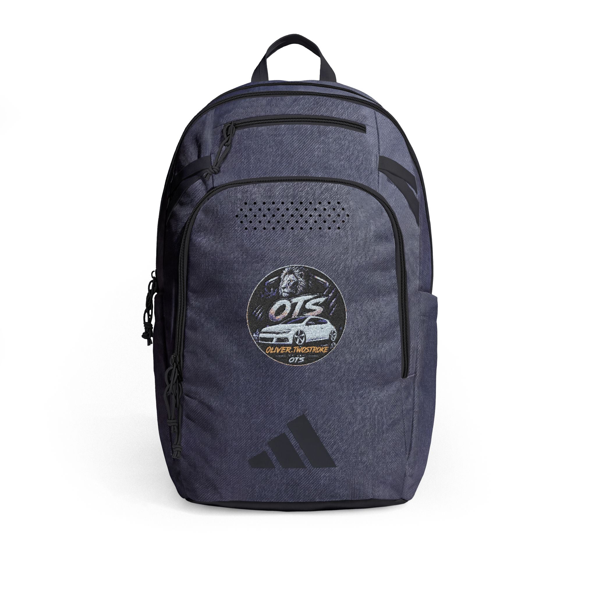 Embroidered adidas Defender 5 Backpack — Reversible Sequin Logo School & Travel Pack