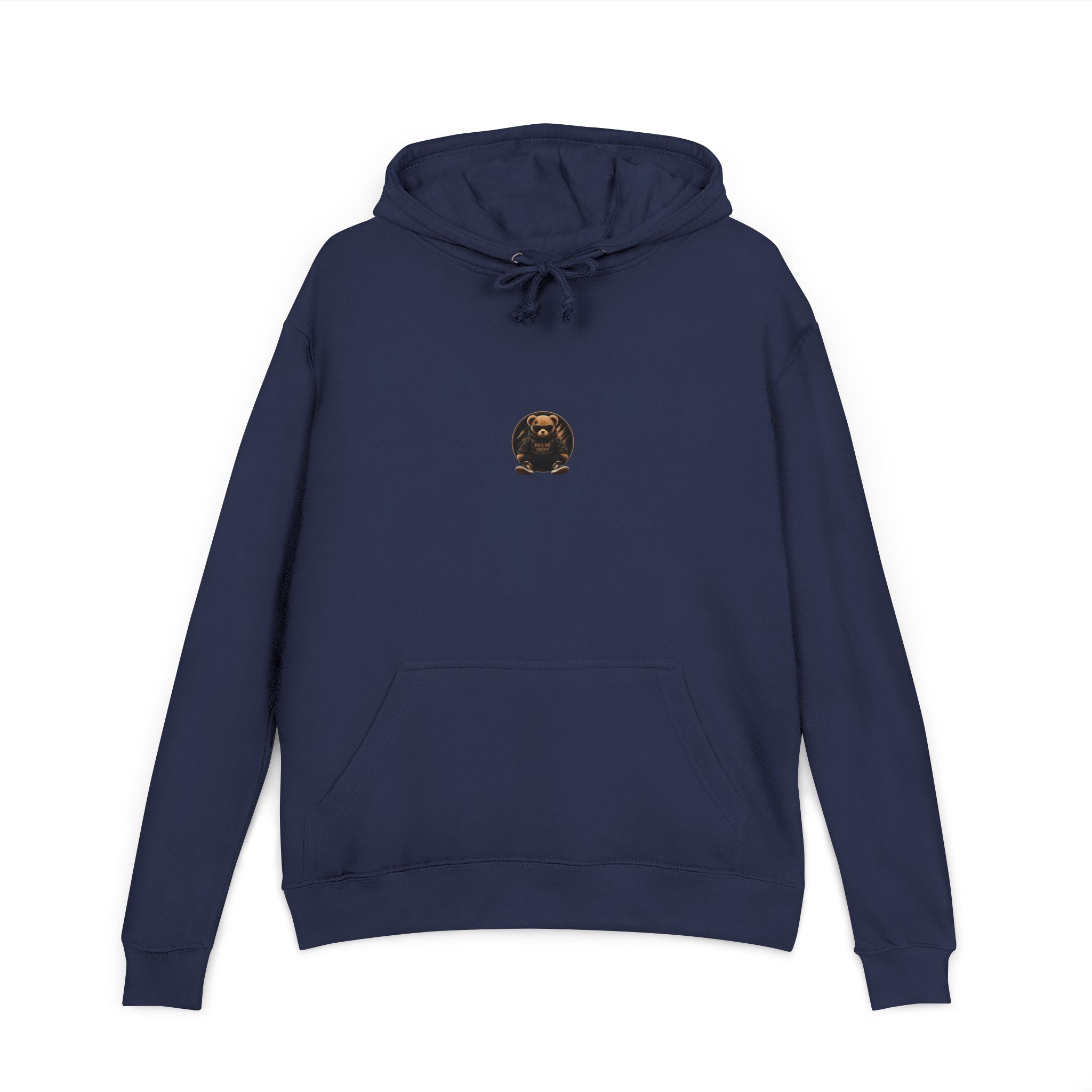 Teddy Bear Hoodie — 'Pas På Snipe' Graphic Pullover