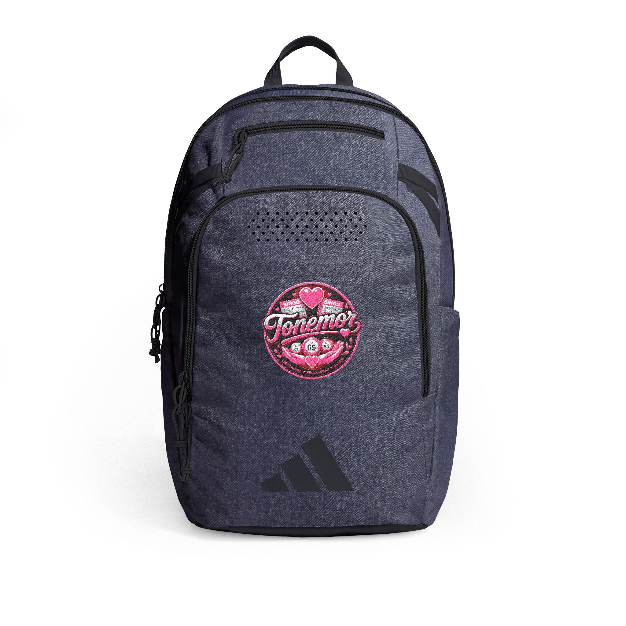 Embroidered Sequin Logo Backpack — adidas Defender 5