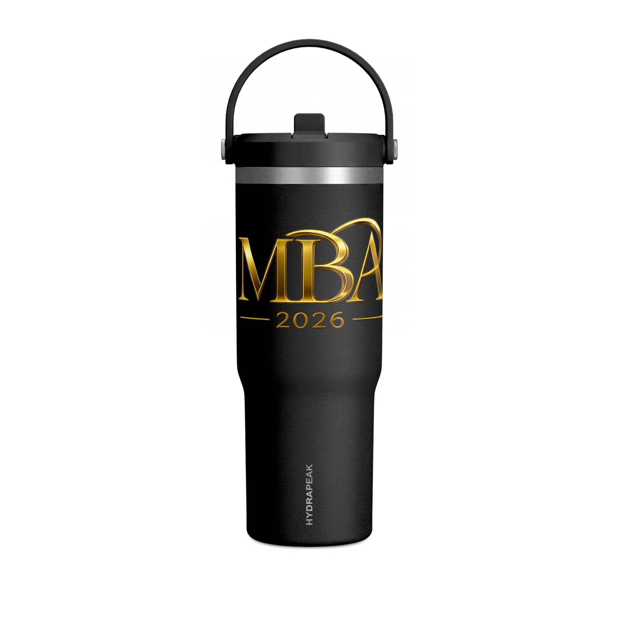 MBA 2026 Gold Logo 32oz Travel Tumbler