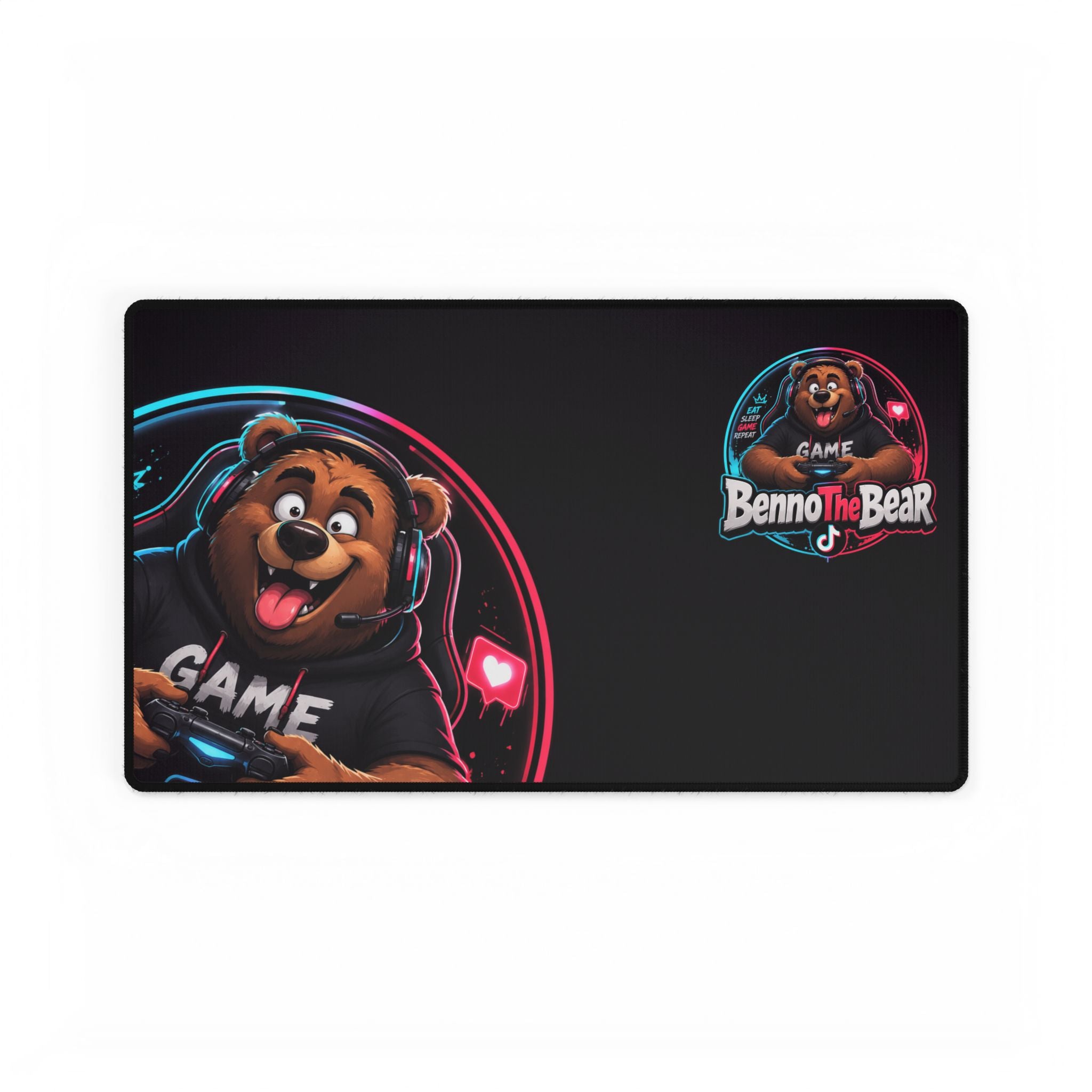 Gaming Bear Desk Mat — BennoTheBear Extended Mouse Pad
