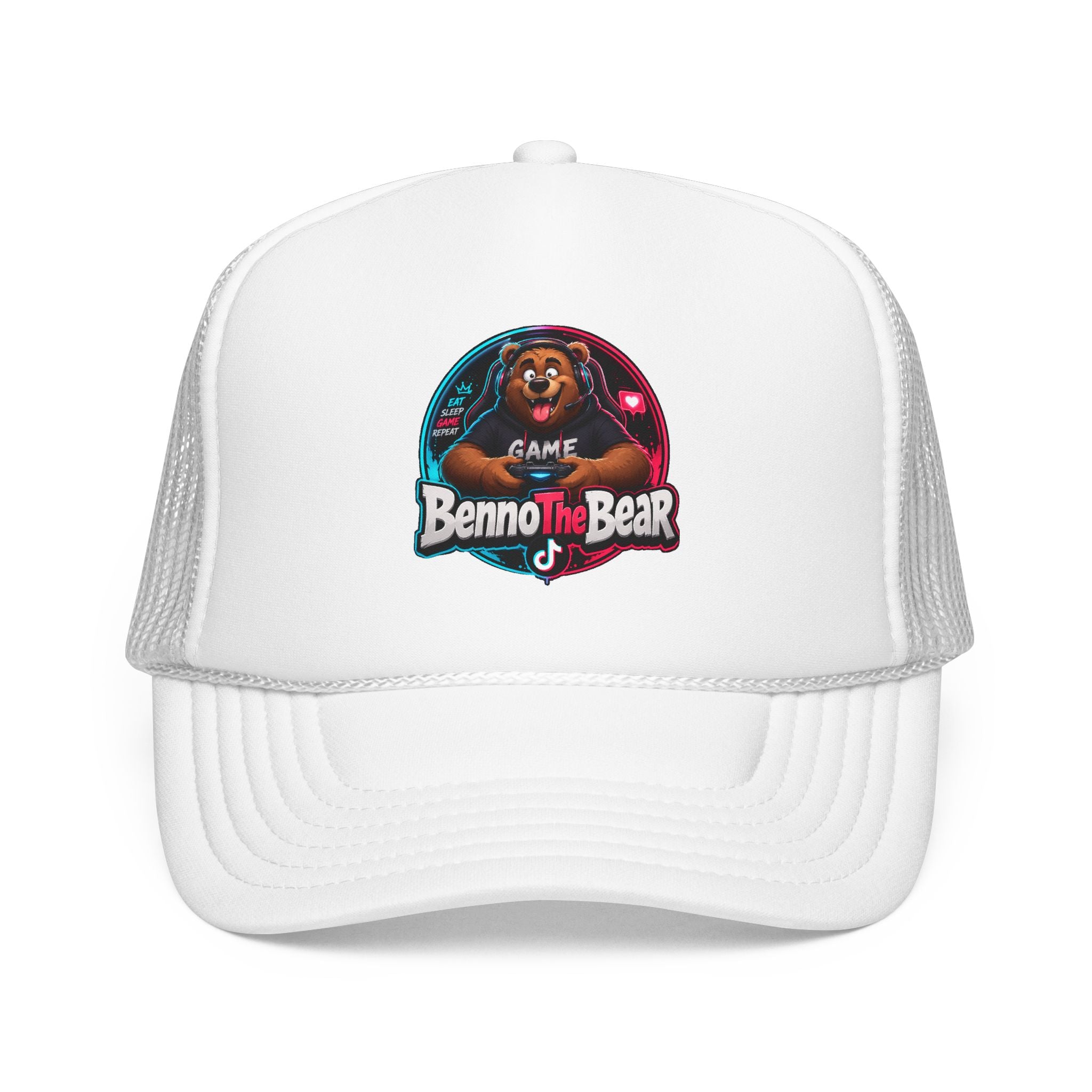 Trucker Hat — 'Benno the Bear' Gaming Logo Foam Cap