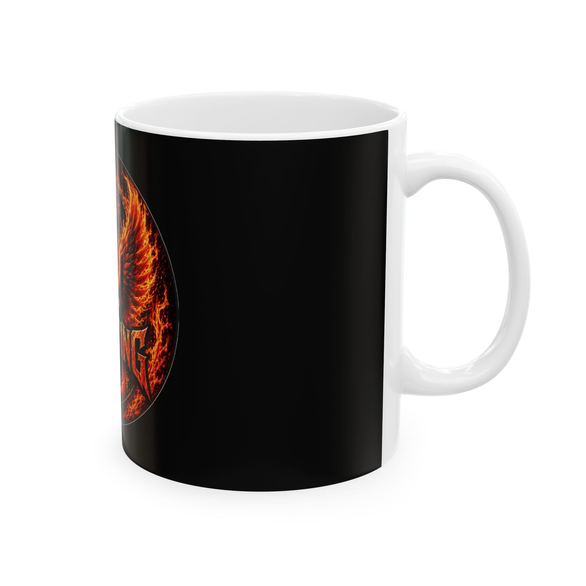 Team Stauding Phoenix Trident Ceramic Mug — Fire & Ice Gaming Coffee Cup (11oz, 15oz)