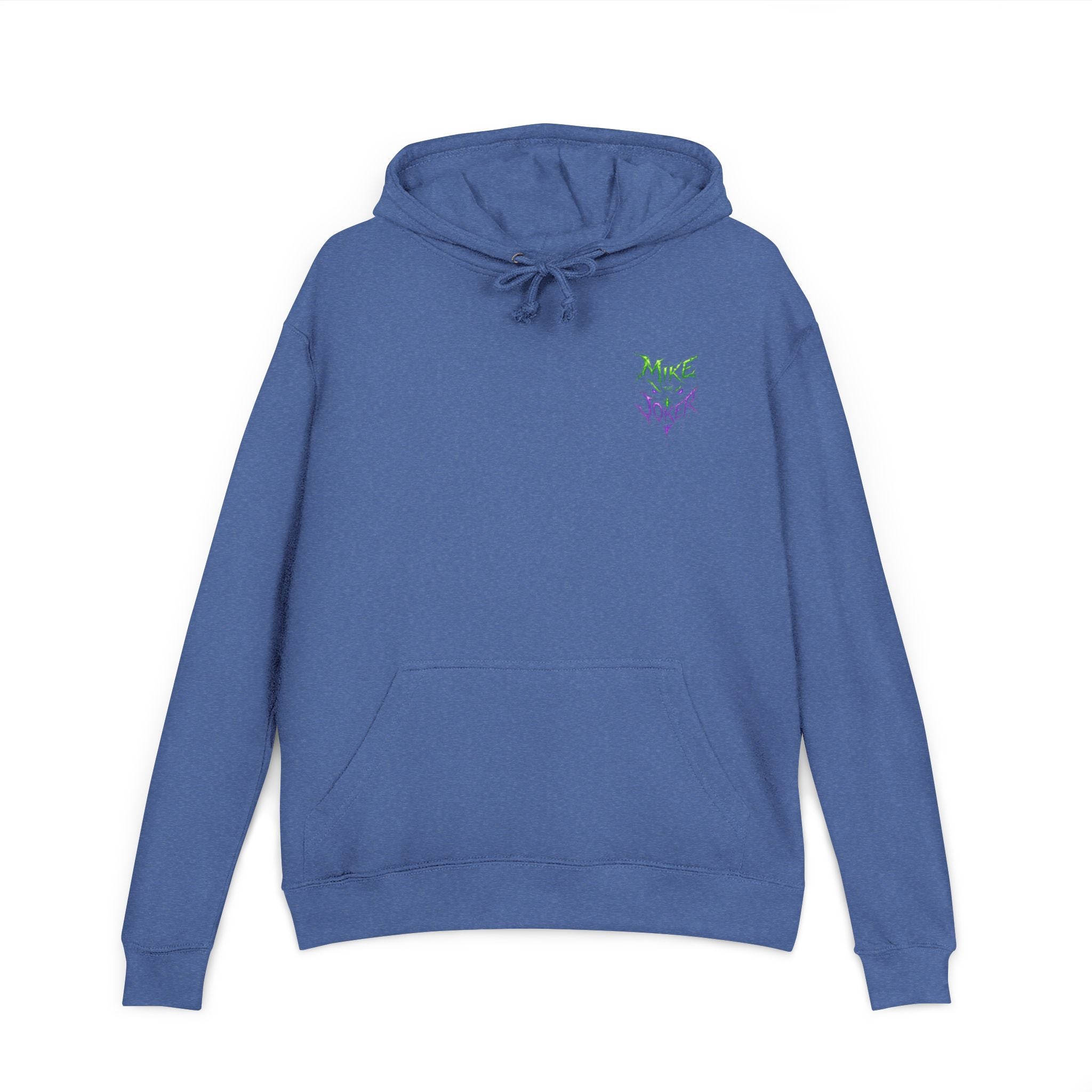 Joker Graphic Hoodie — "Mike the Joker" Neon Green & Purple Streetwear