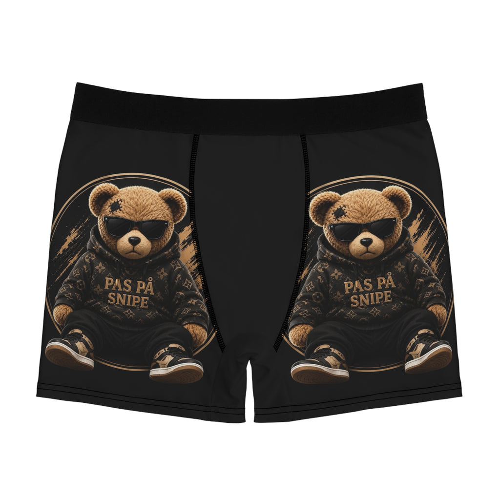Teddy Bear Boxer Briefs — 'Pas På Snipe' Graphic Men's Underwear