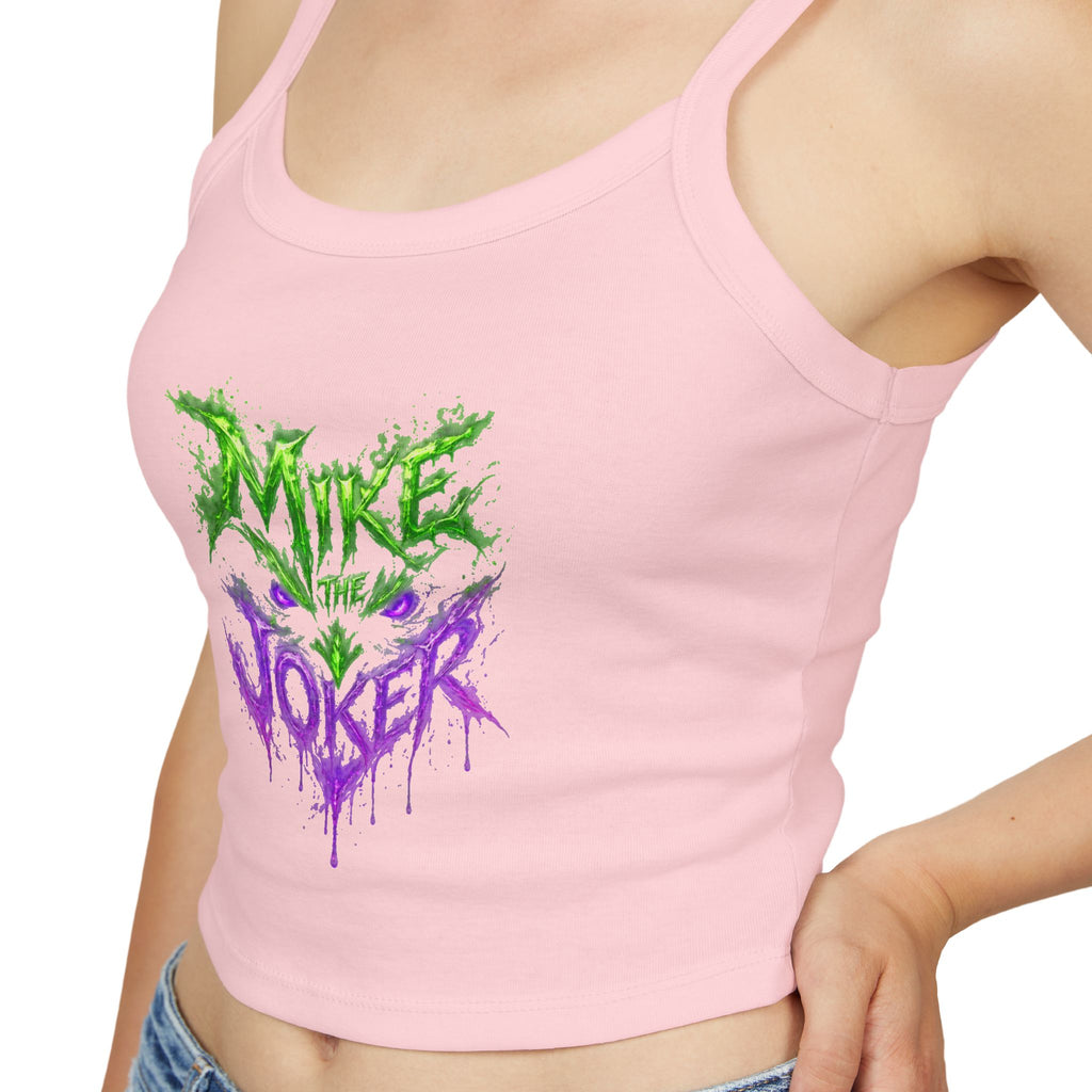Tank Top — 'Pure Joker' Graffiti Drip Crop Tank