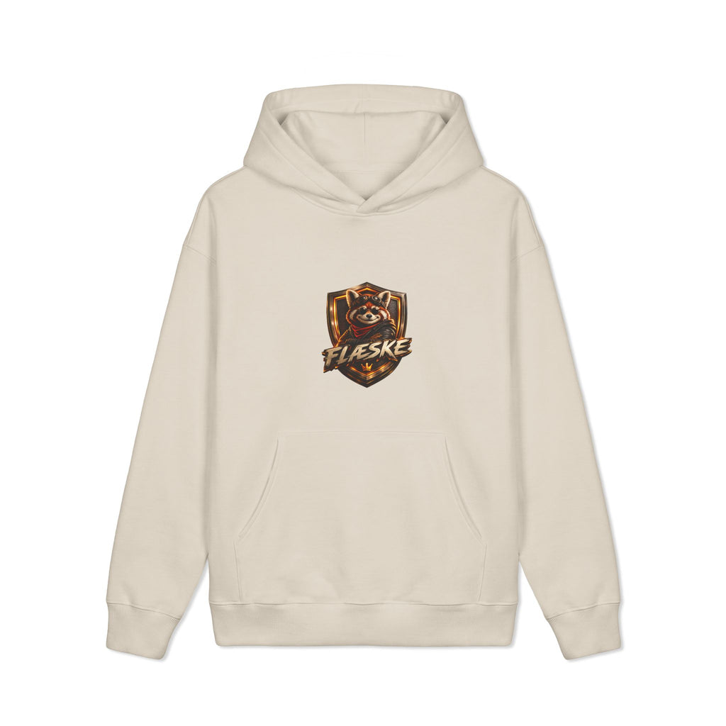 Hoodie — 'Flæske' Red Panda Crest Graphic Hoodie