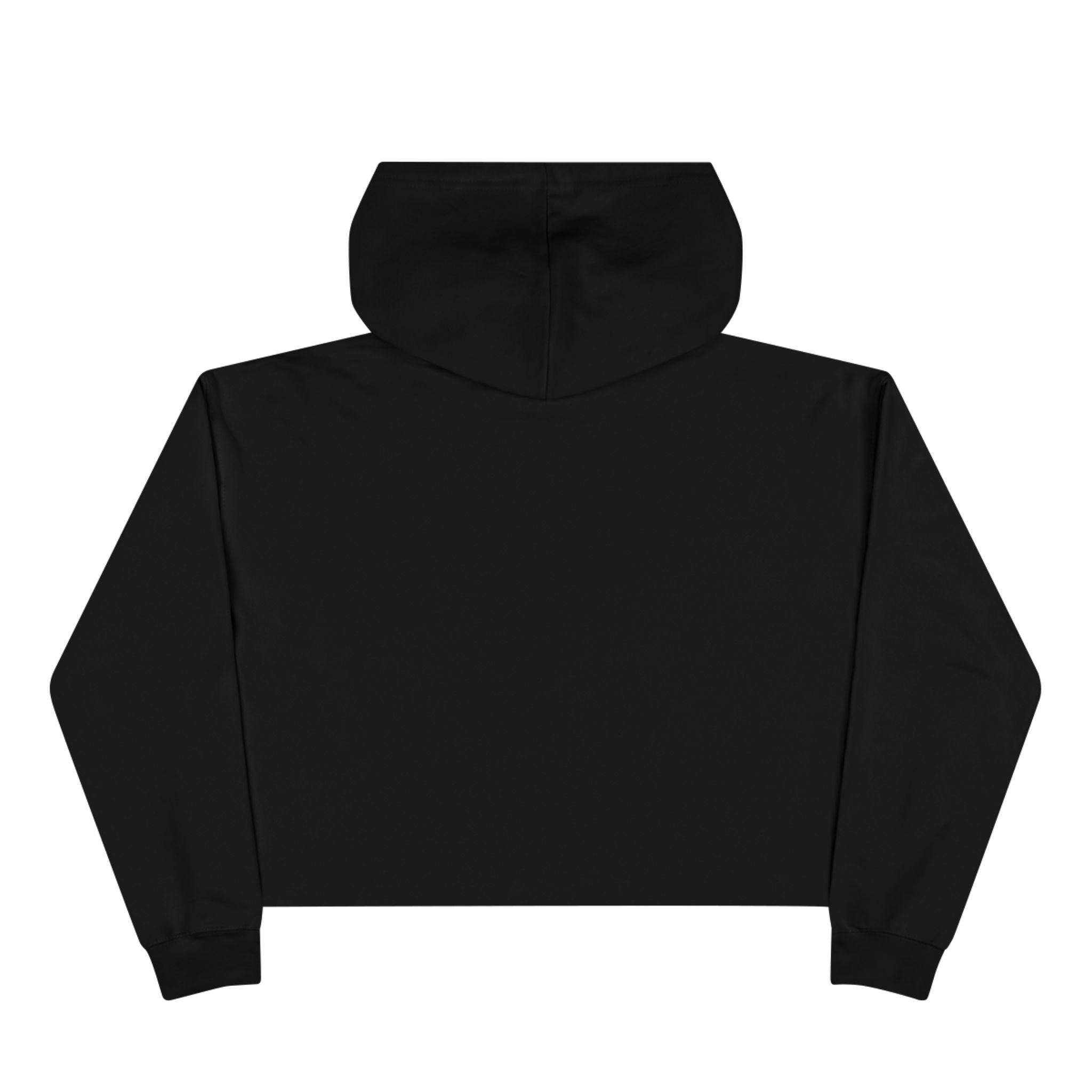 Tonemor Heart Badge Crop Hoodie — Retro Valentine Graphic Crop Hoodie