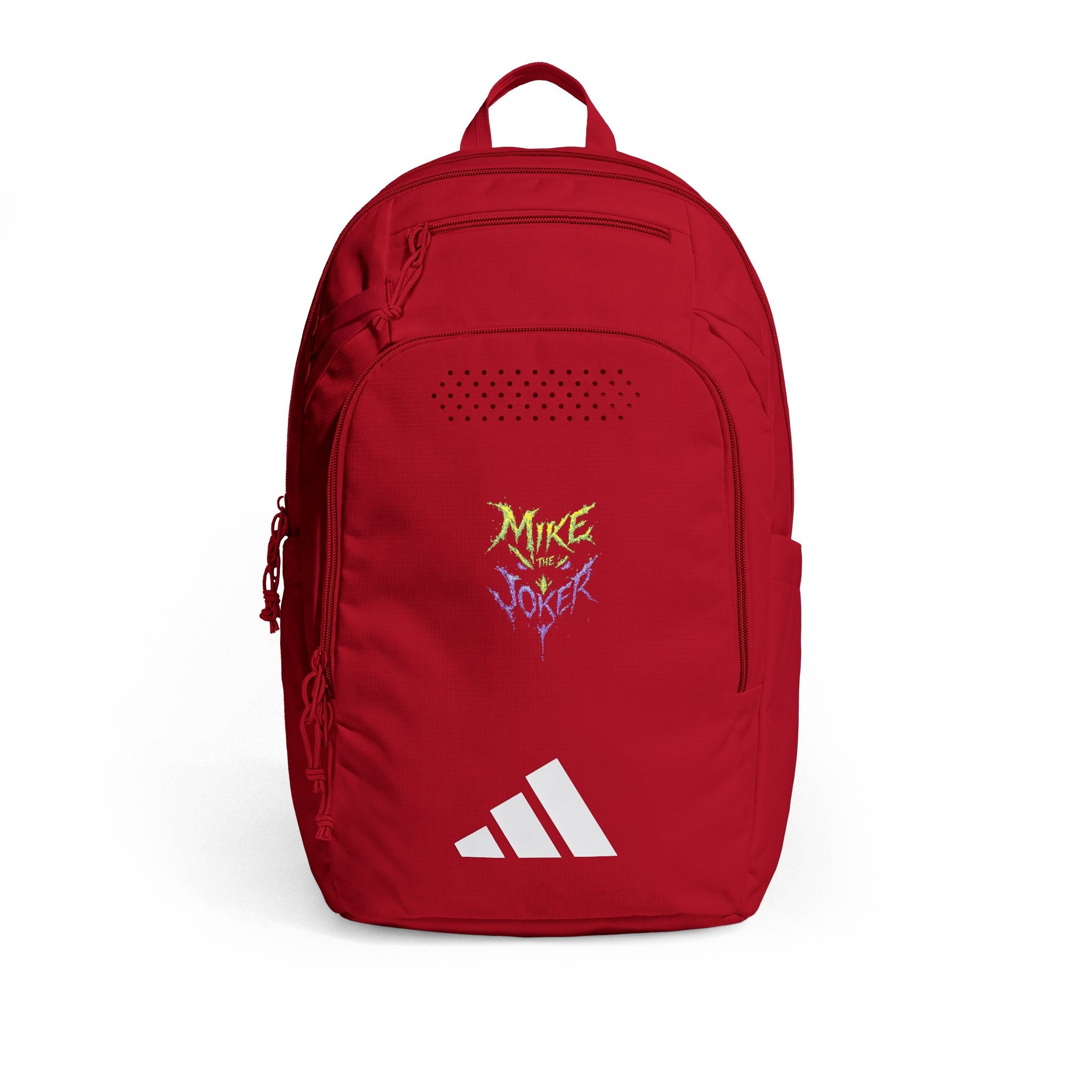 Adidas Defender 5 Embroidered Backpack — Neon Graphic Daypack