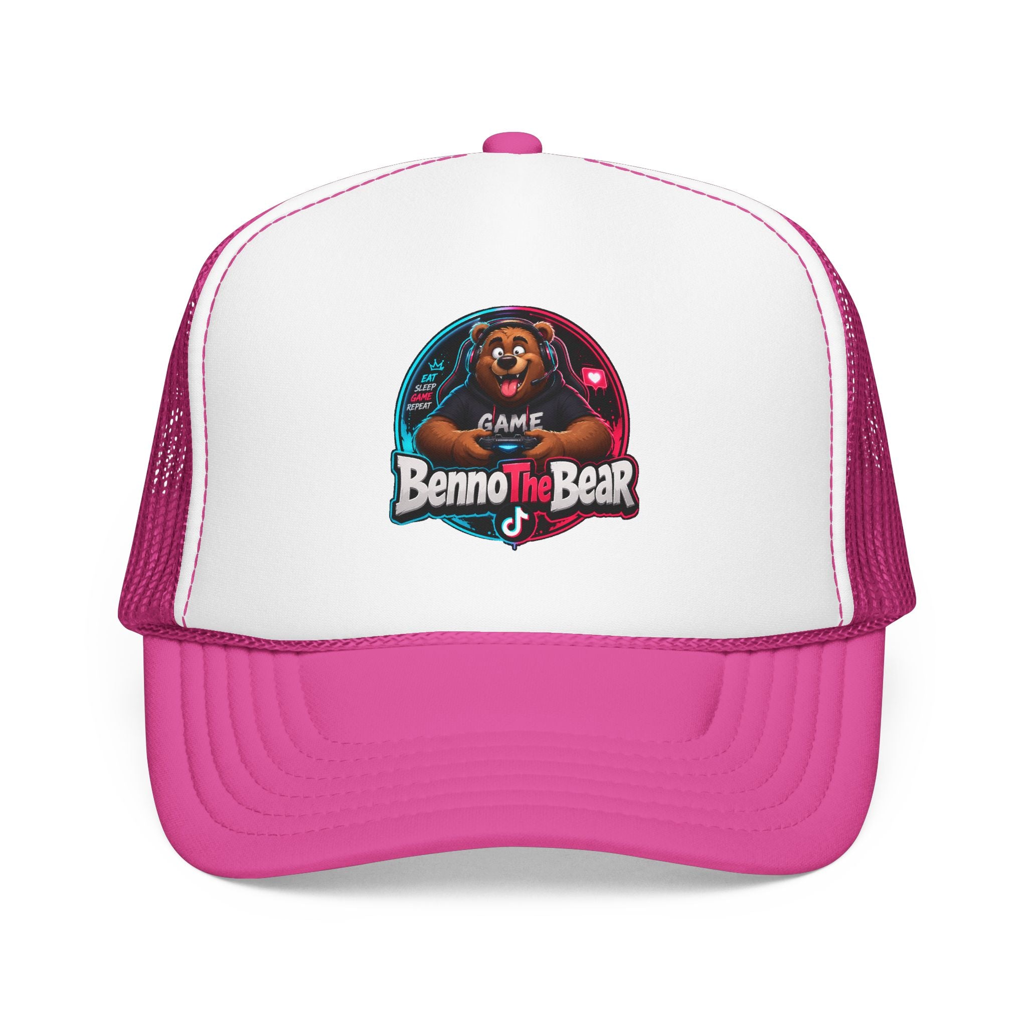 Trucker Hat — 'Benno the Bear' Gaming Logo Foam Cap