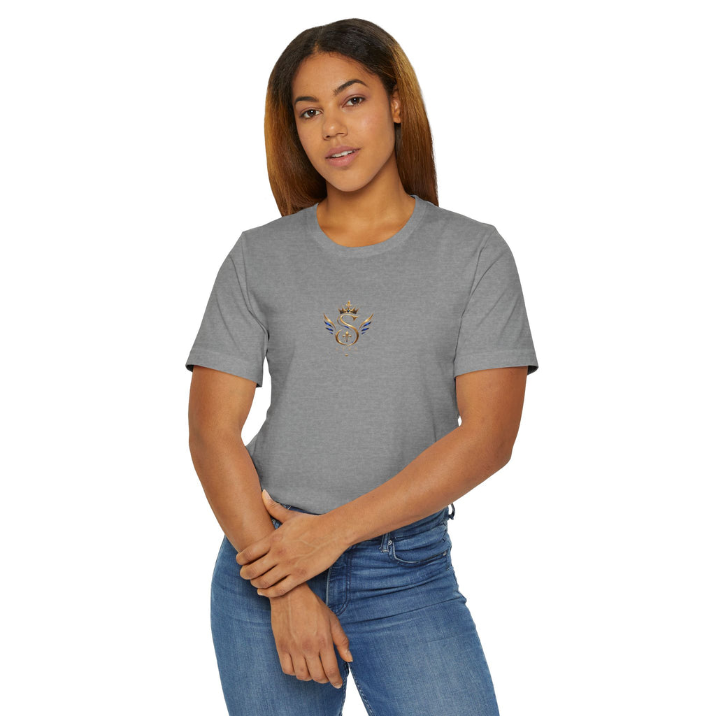Royal S Crest T-Shirt — Gold Crown Monogram Tee