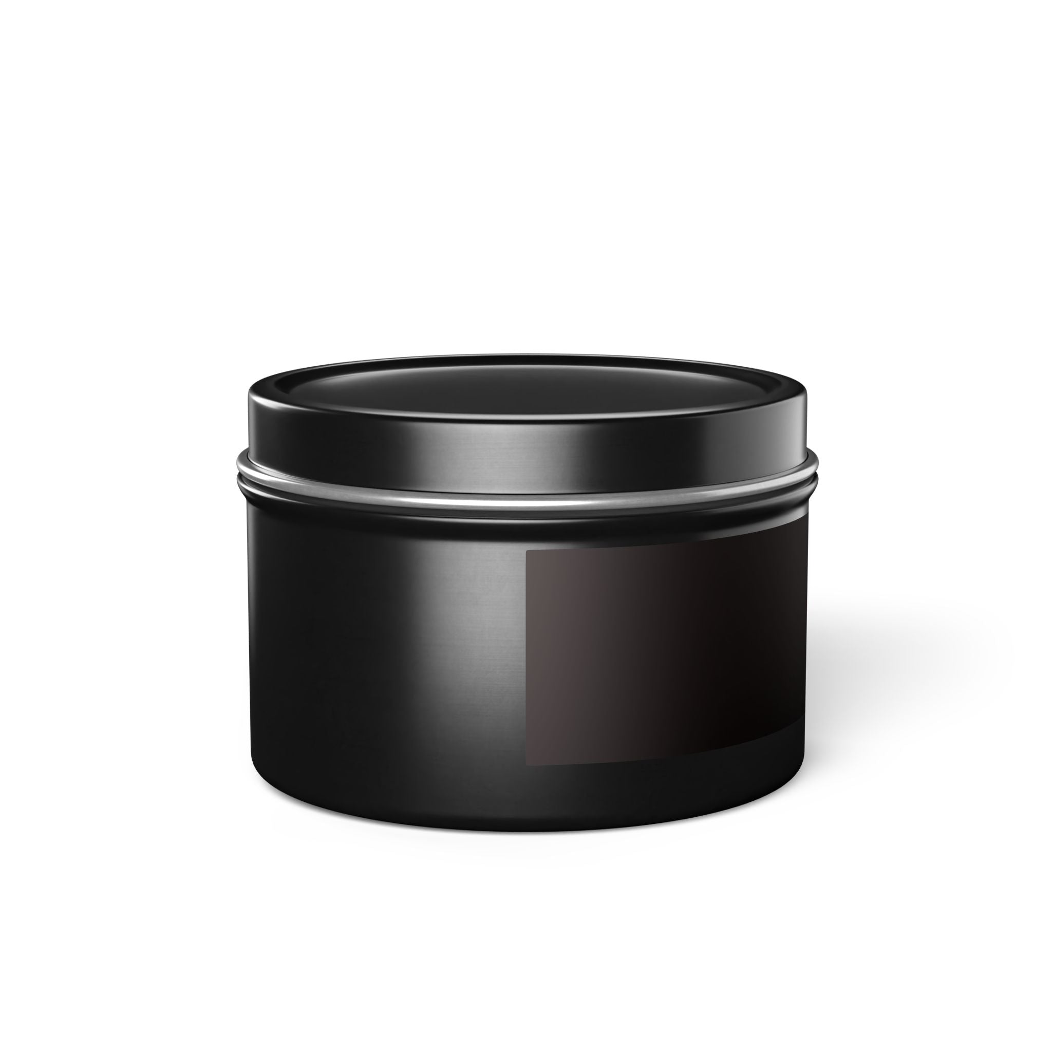 Black Tin Candle — Tonemo’s Romantic Rose Scented Travel Candle