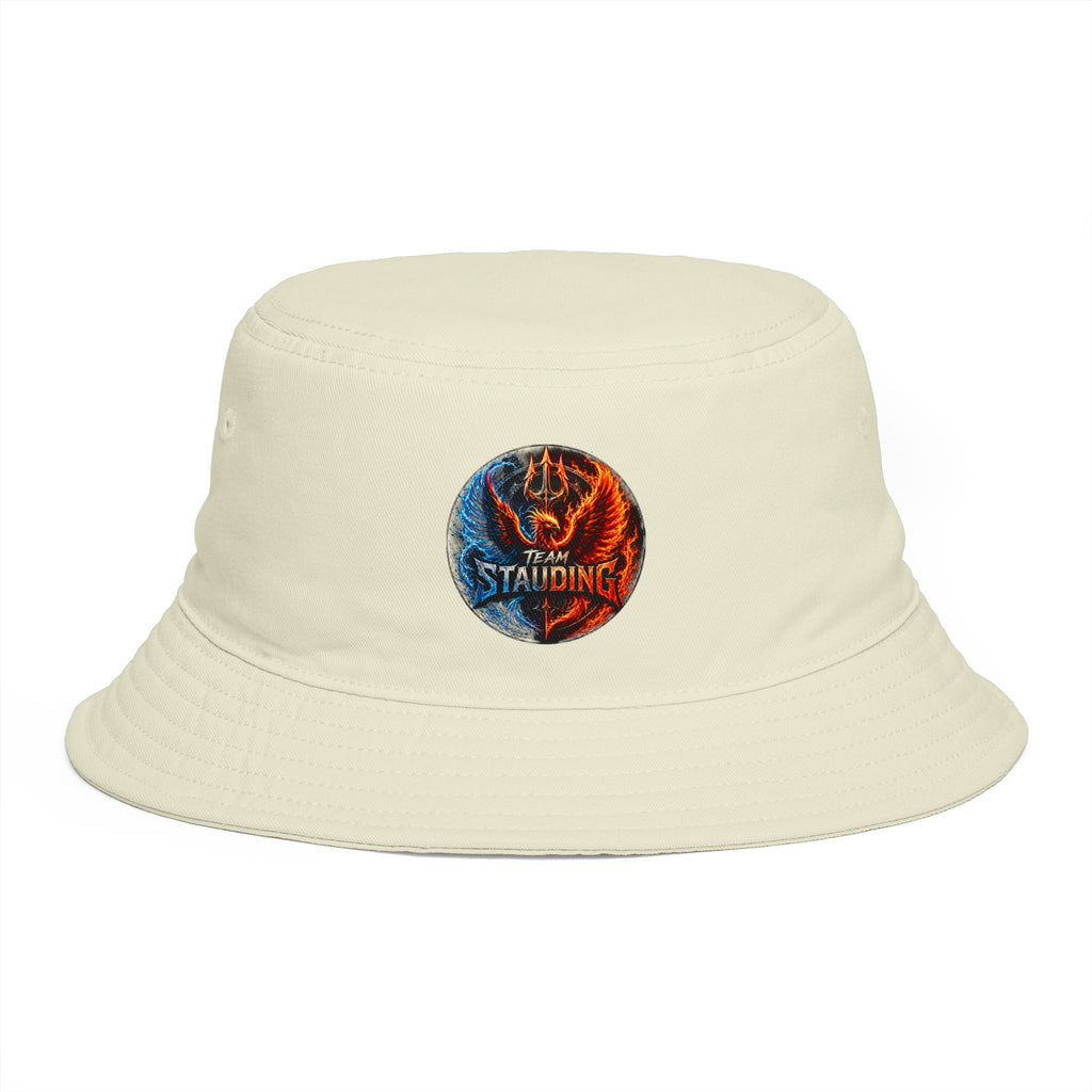 Next Level Creation Agency Brown Bucket Hat — Logo Embroidered Streetwear