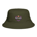 Next Level Creation Agency Brown Bucket Hat — Logo Embroidered Streetwear