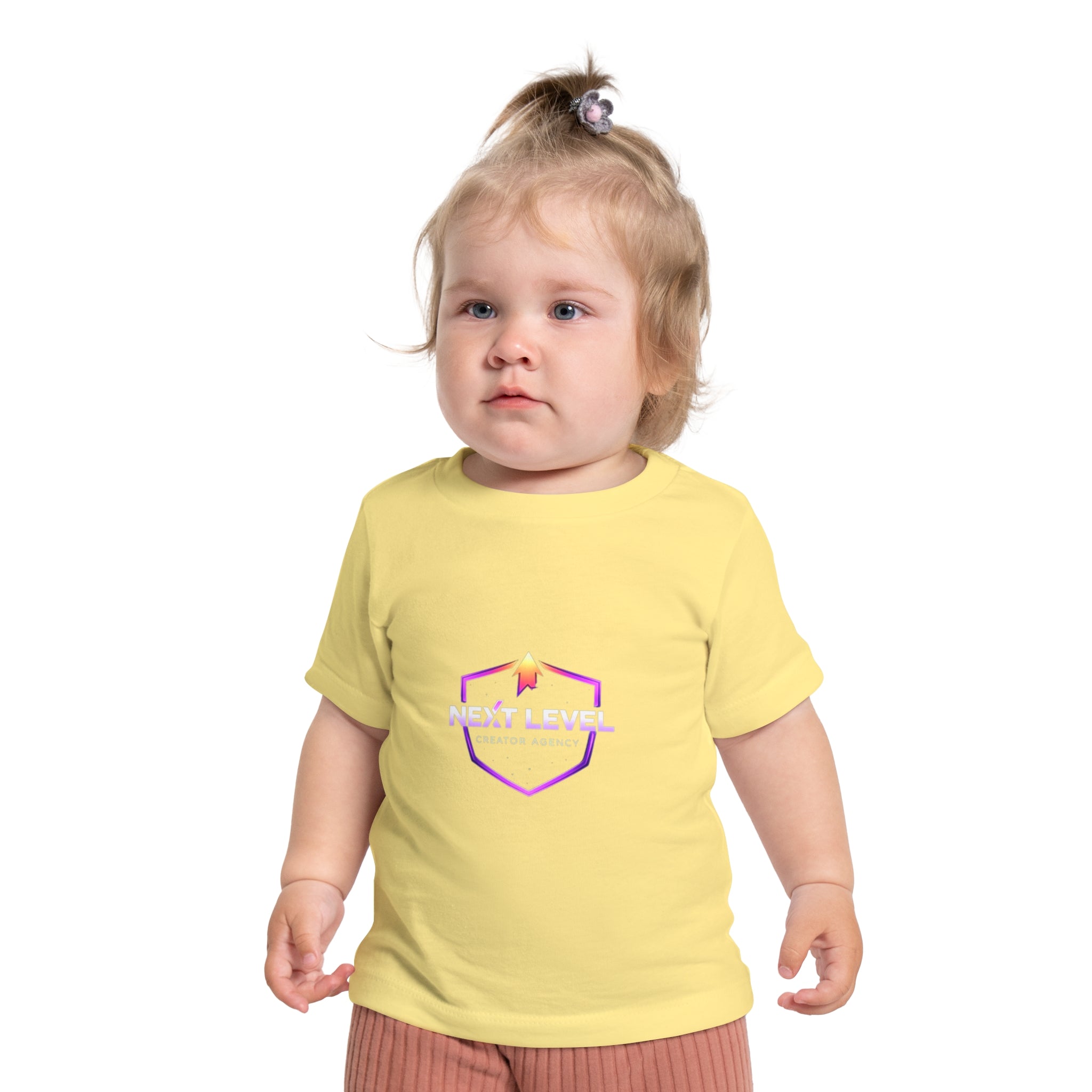 Baby T-Shirt — Pastel Purple Shield Logo "Next Level" Infant Tee