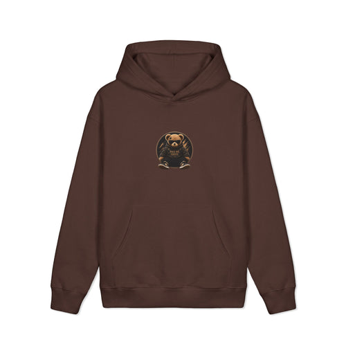 Bear Graphic Hoodie — 'Pas På Snipe' Cozy Streetwear Pullover