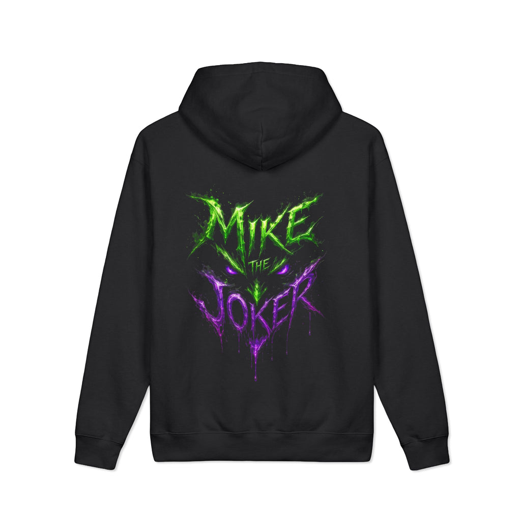 Mike the Joker Hoodie — Grunge Neon Graphic Pullover