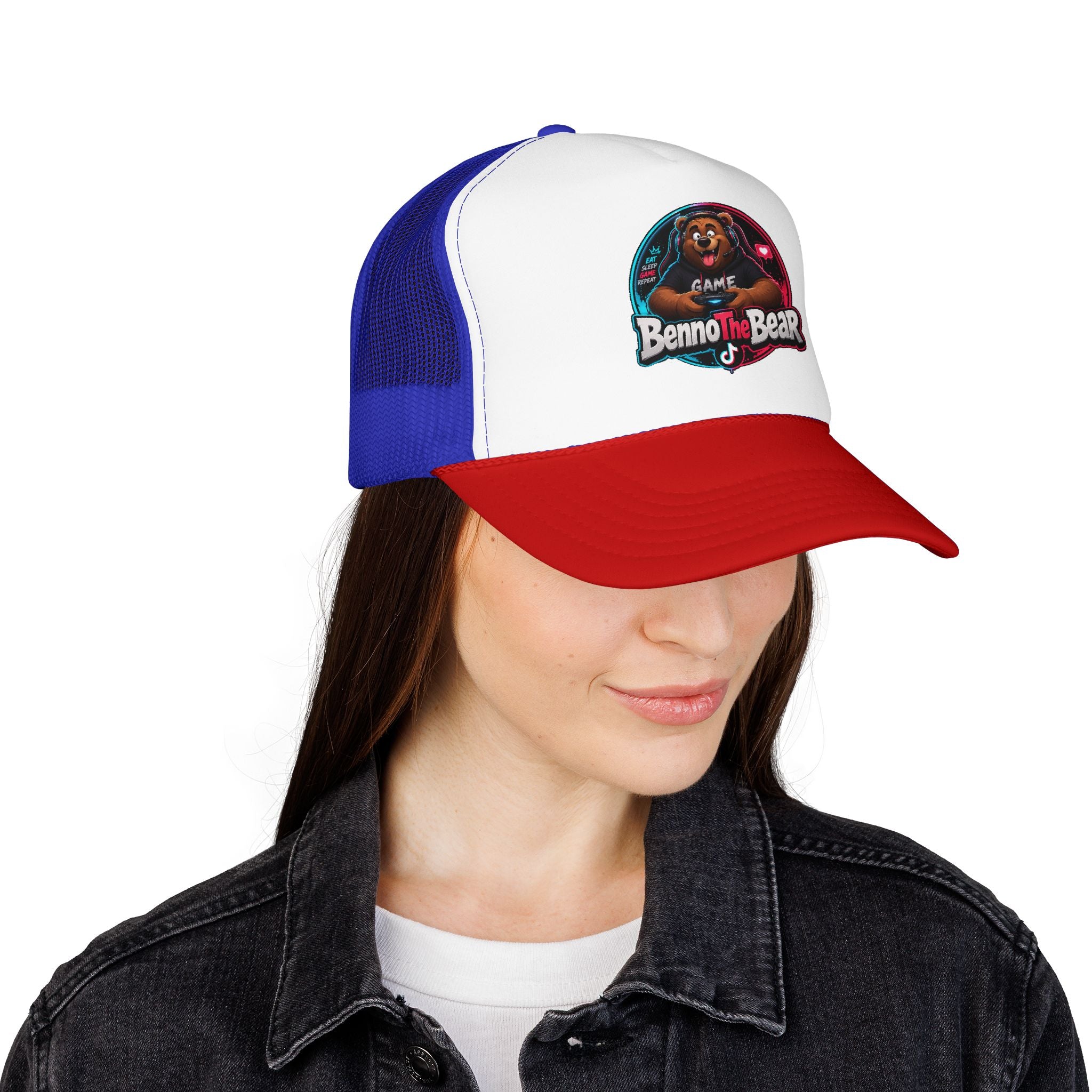 Trucker Hat — 'Benno the Bear' Gaming Logo Foam Cap