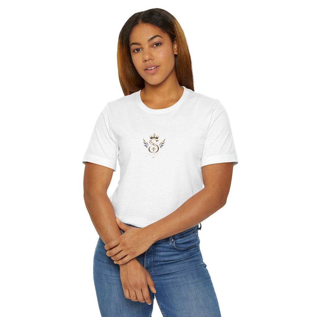Royal S Crest T-Shirt — Gold Crown Monogram Tee