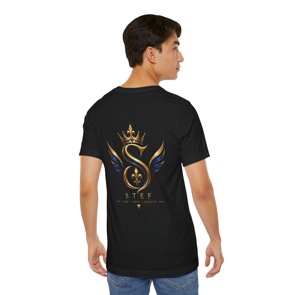 Royal S Crest T-Shirt — Gold Crown Monogram Tee