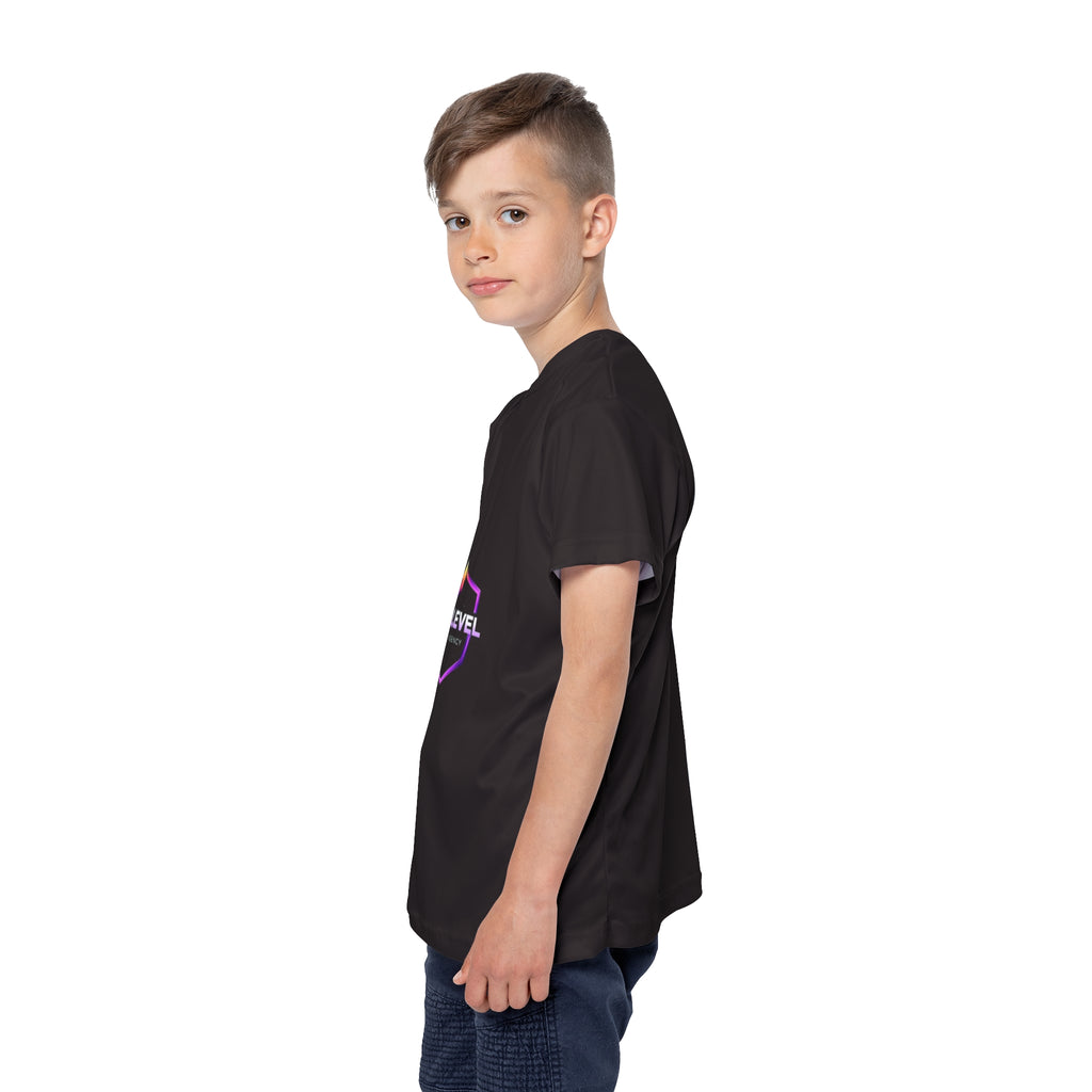 Kids Sports Jersey — "Next Level" Creator Agency Athletic Tee