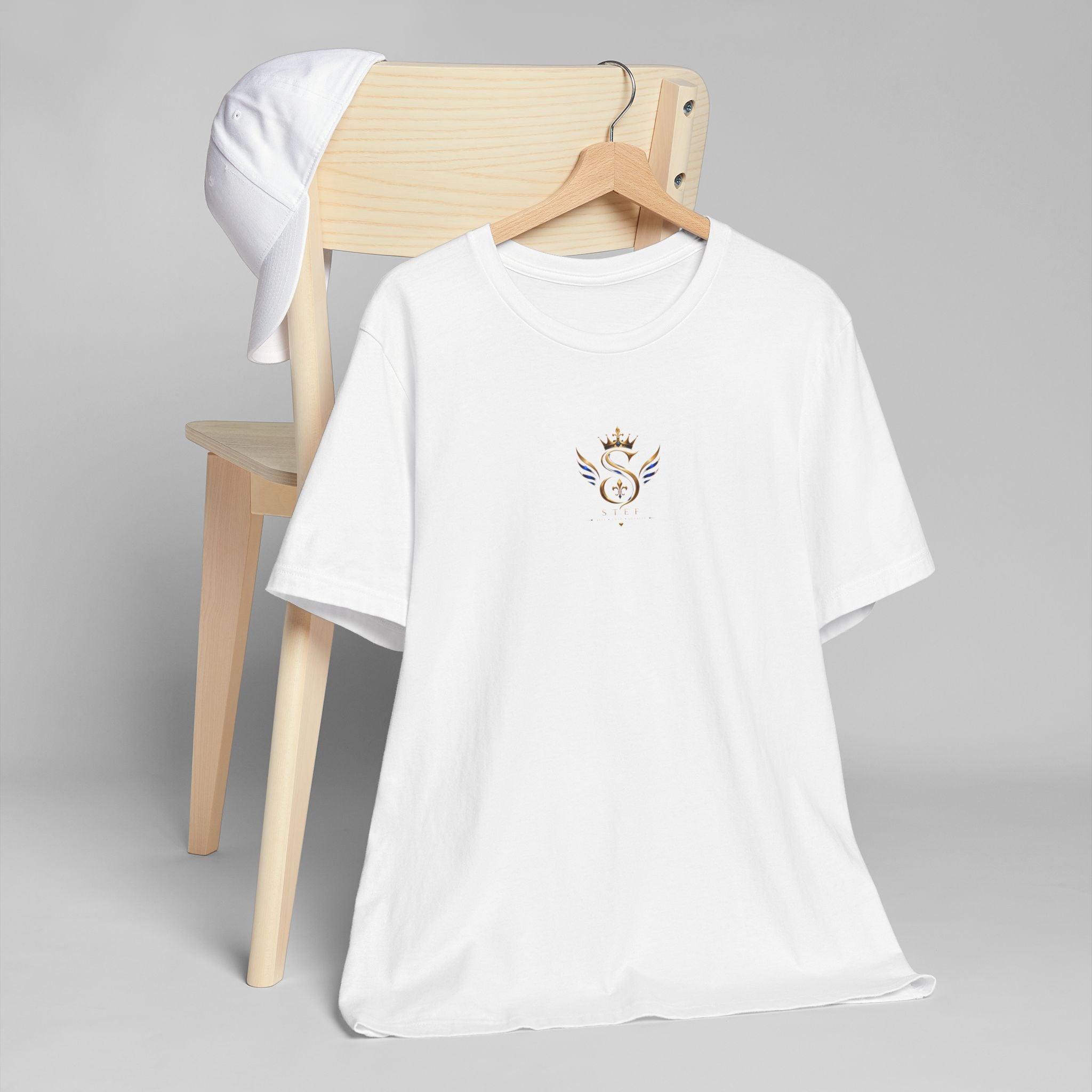Royal S Crest T-Shirt — Gold Crown Monogram Tee