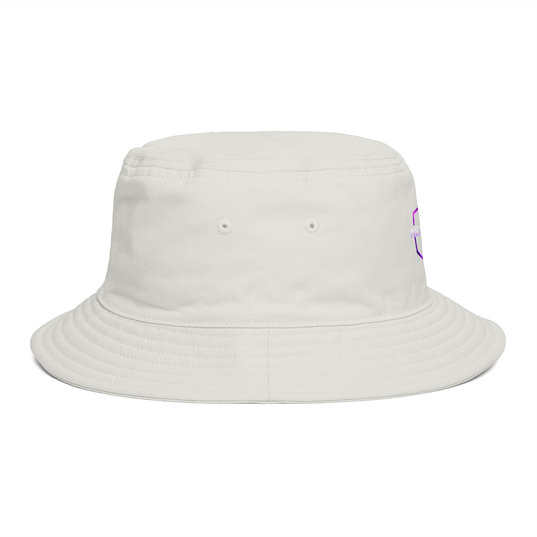 Next Level Creation Agency Brown Bucket Hat — Logo Embroidered Streetwear