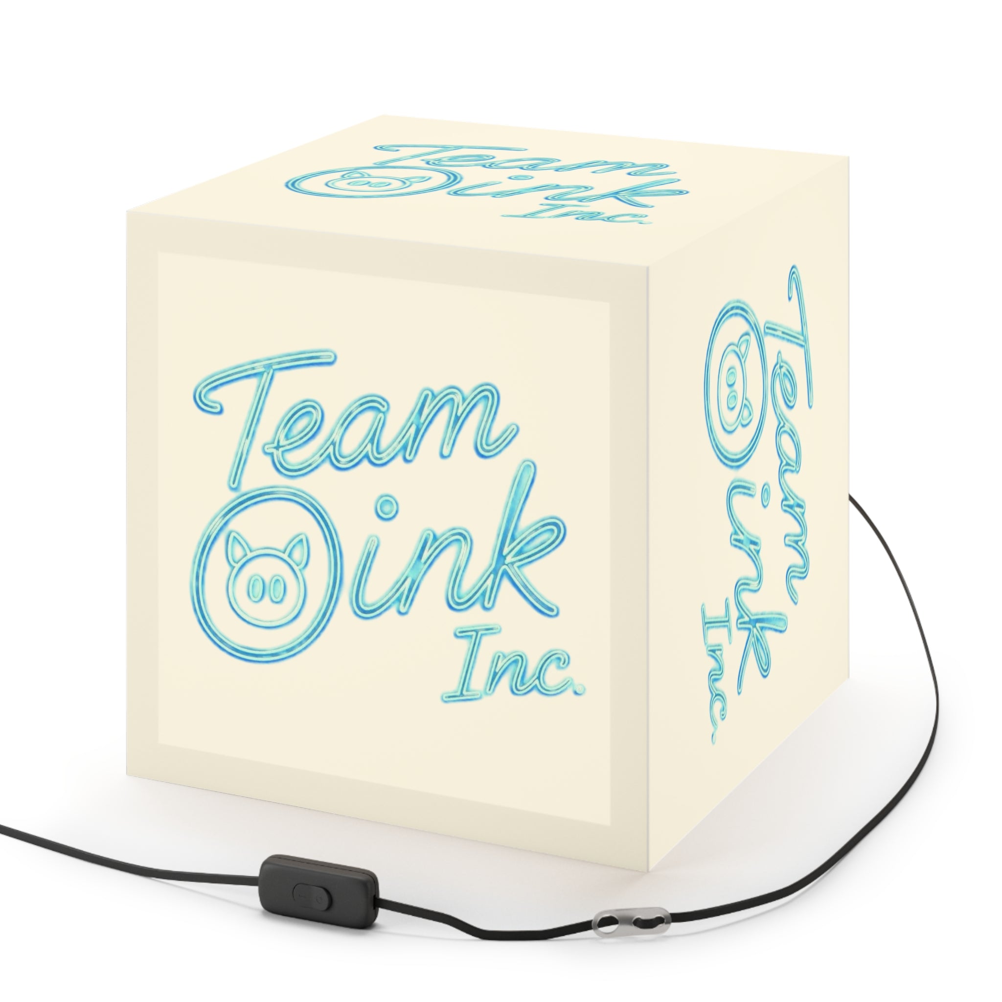 Team Oink Inc. Light Cube Lamp