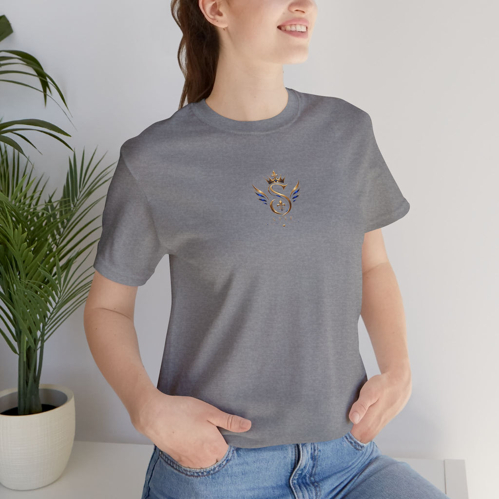 Royal S Crest T-Shirt — Gold Crown Monogram Tee