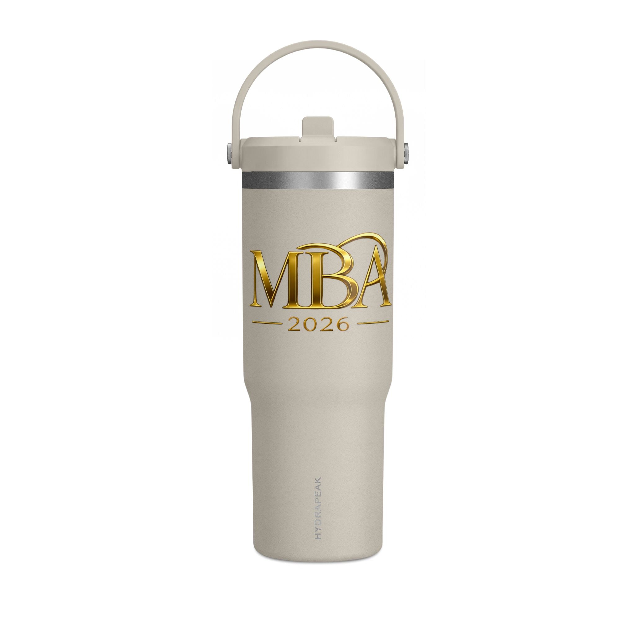 MBA 2026 Insulated 32oz Nomad Tumbler — Gold Crest Travel Mug
