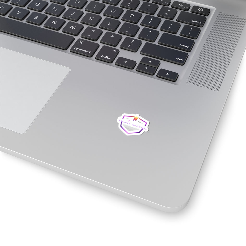 Vinyl Kiss-Cut Sticker — Neon Crest Logo Laptop Decal NLC