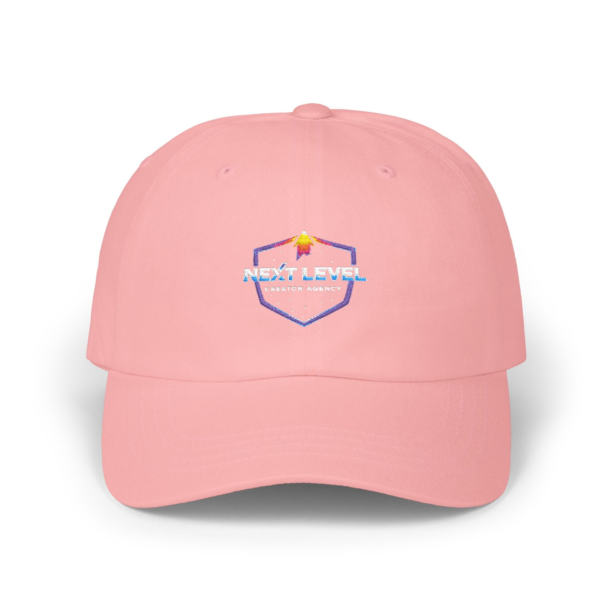 Next Level Gamer Shield Cap | Retro Pixel Gaming Logo