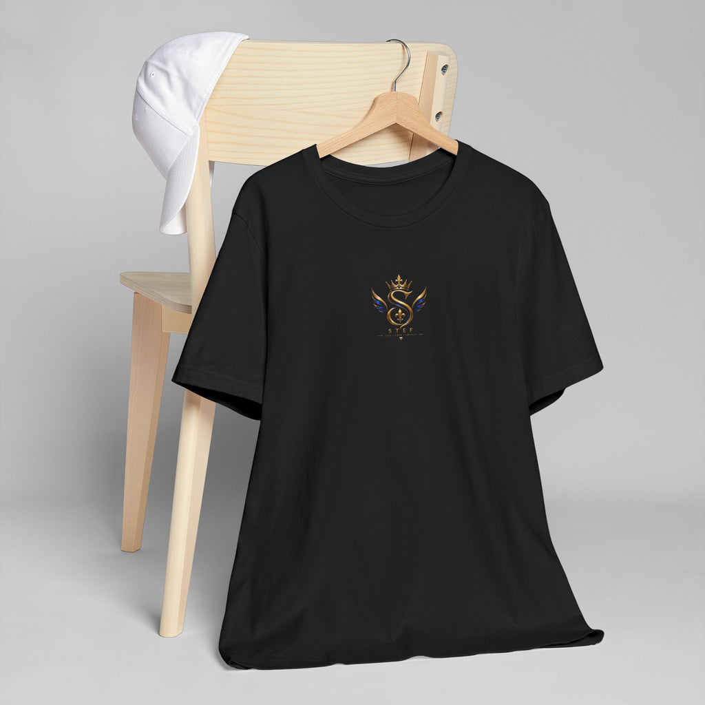 Royal S Crest T-Shirt — Gold Crown Monogram Tee
