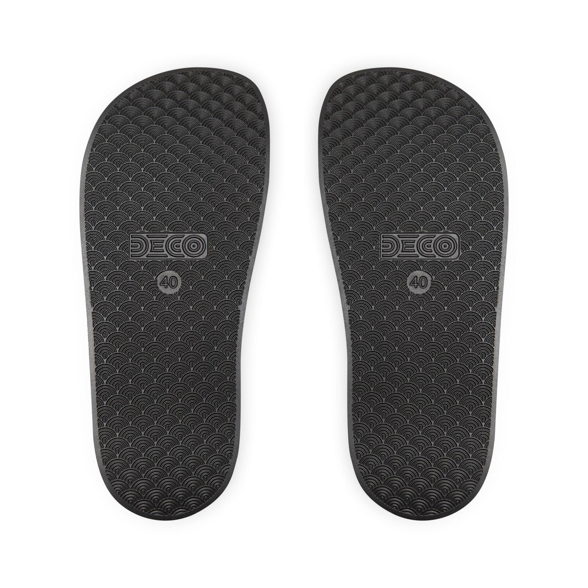 Tiger Graphic Slide Sandals — "Team Tiger" Removable-Strap Men's Slides