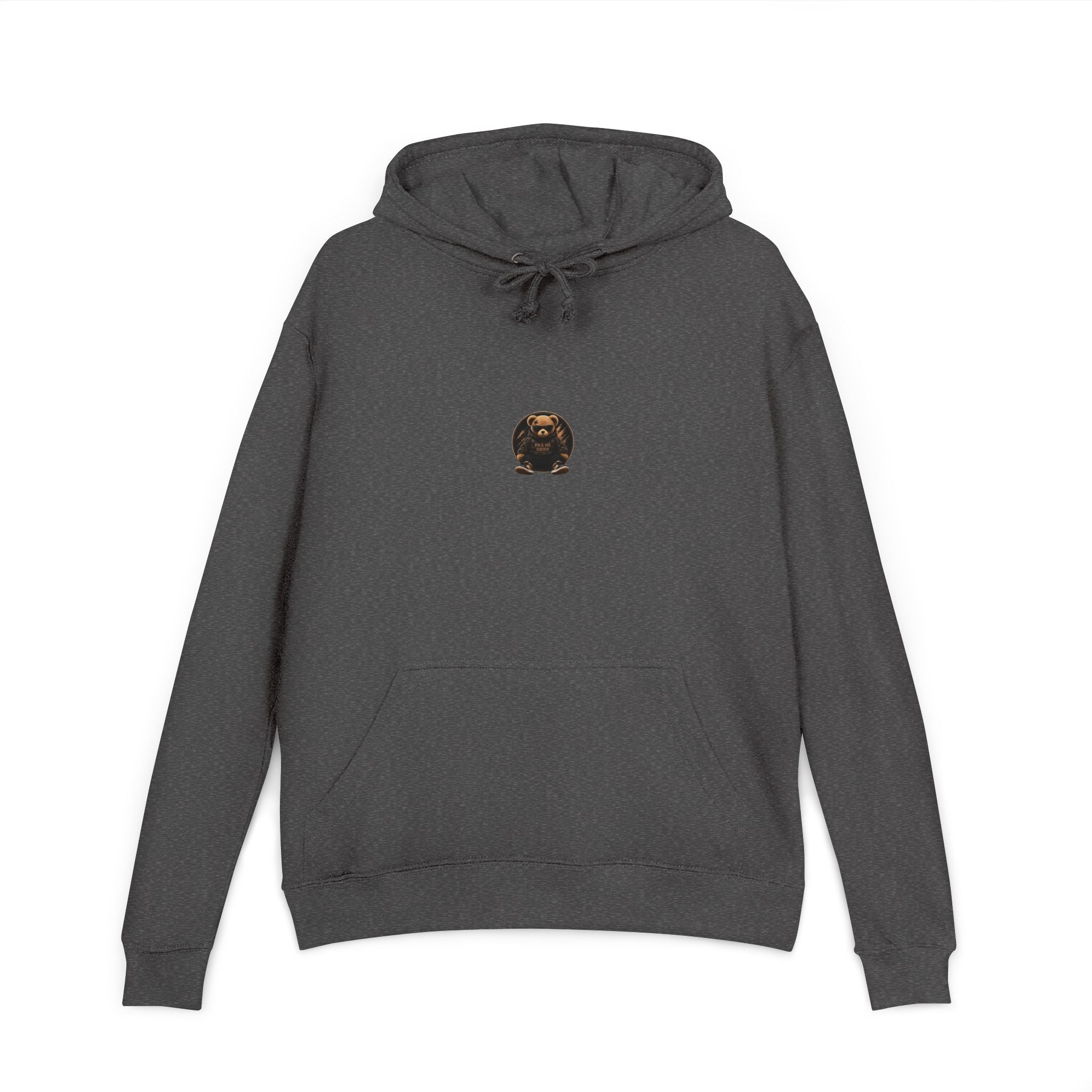 Teddy Bear Hoodie — 'Pas På Snipe' Graphic Pullover