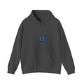 Butterfly Hoodie — "Team Bird" Blue Butterfly Graphic Hooded Sweatshirt