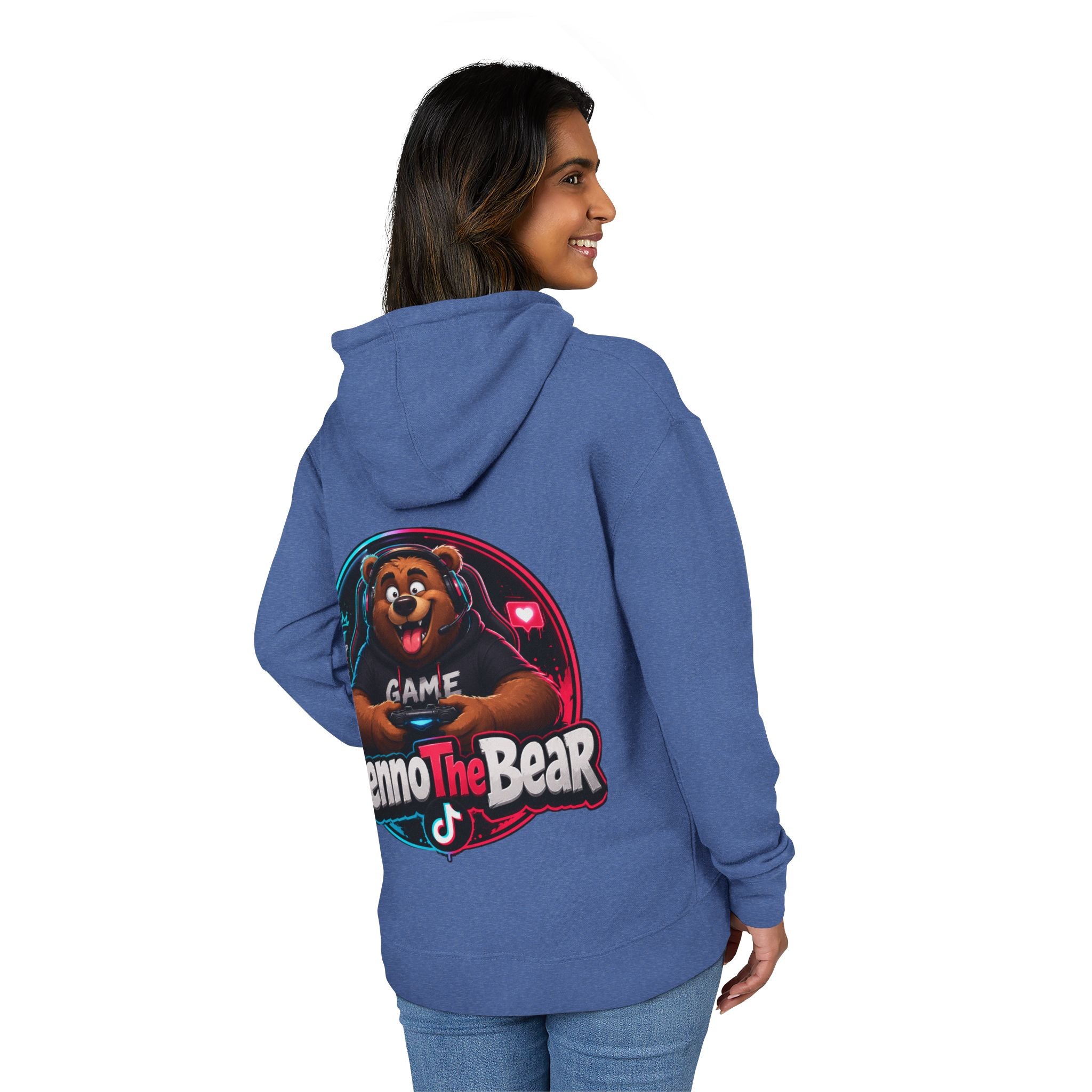 Benno The Bear Gaming Hoodie — Gamer Logo Pullover