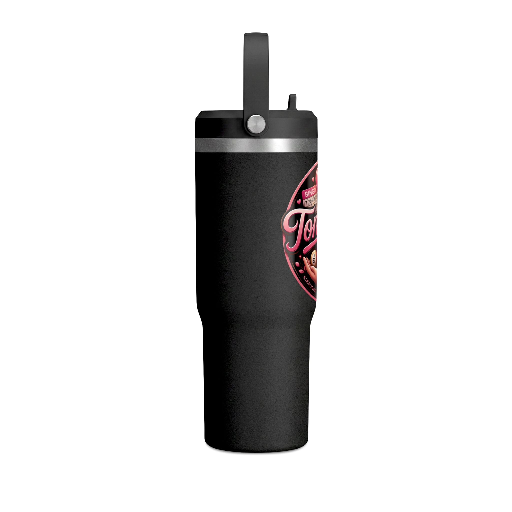 Nomad 32oz Tumbler — Pink Retro Tonemor Heart Logo Travel Mug