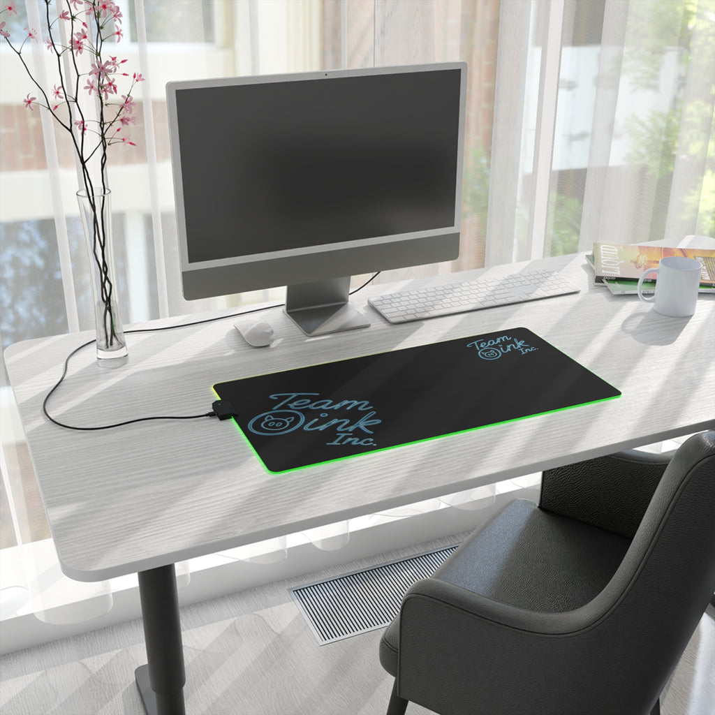 LED Gaming Mouse Pad — Team Oink Inc. RGB Extended Desk Mat