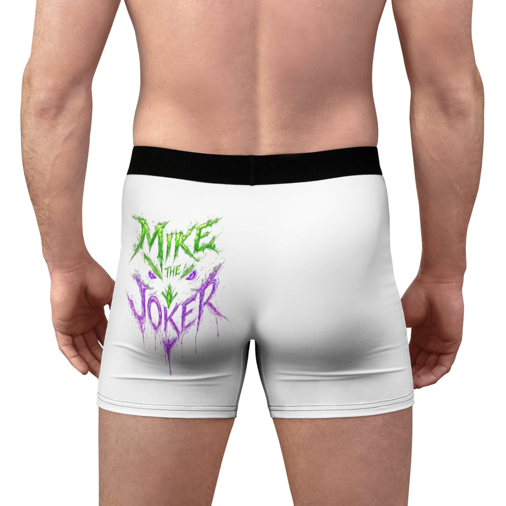 Joker-Inspired Men's Boxer Briefs — "Mike the Joker" Graphic