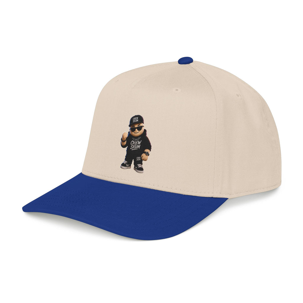Emo Bear Streetwear Baseball Cap — 'Crew Strong' Embroidered Dad Hat