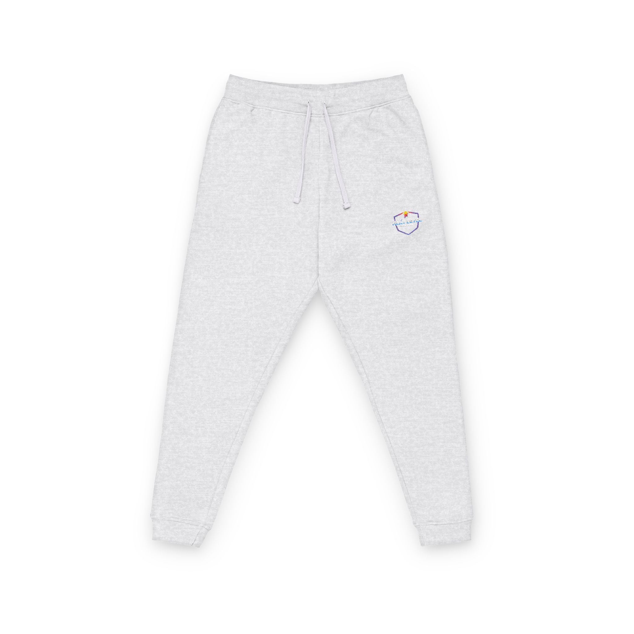 NLC Embroidered Gold Rose Joggers – Cozy Fleece Sweatpants