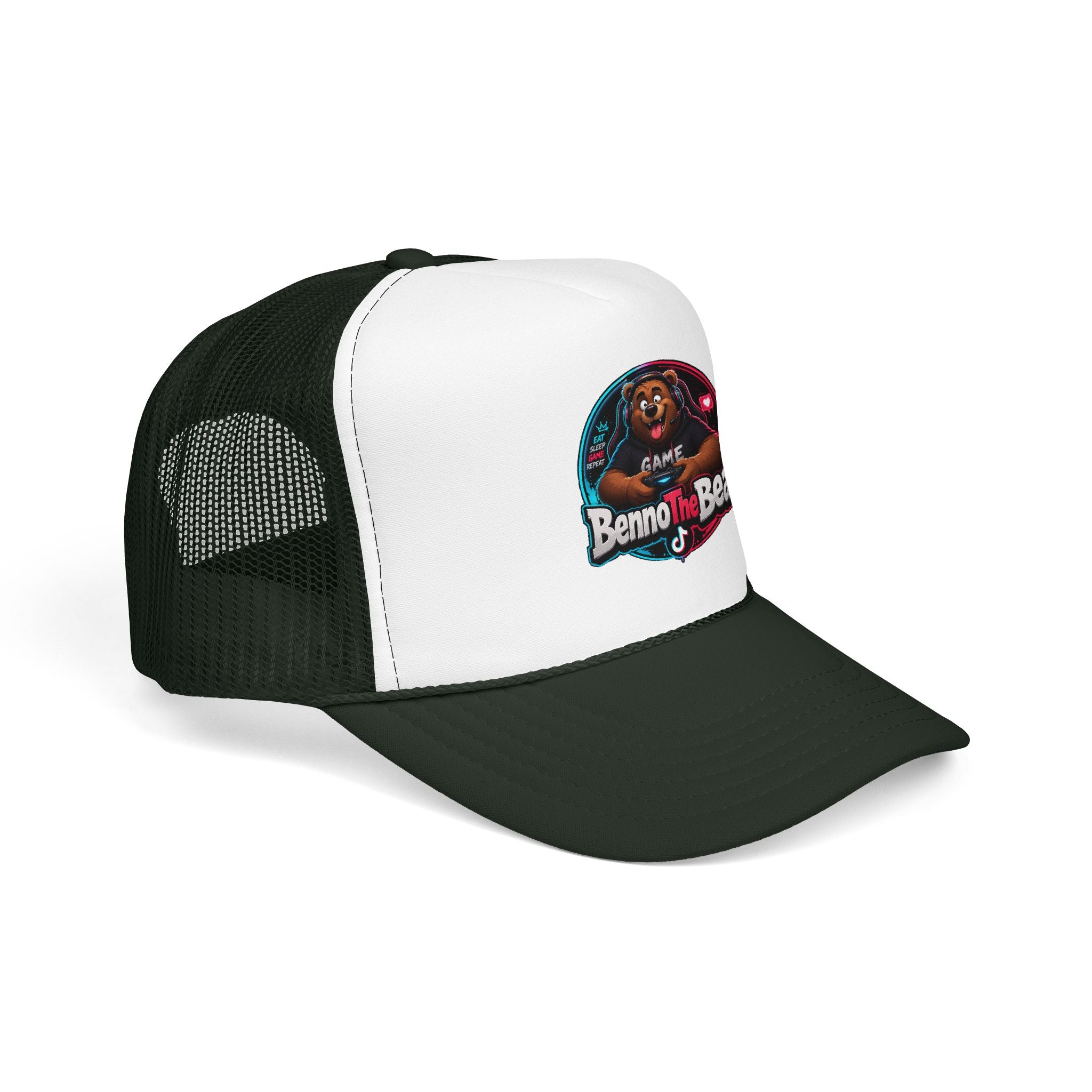 Trucker Hat — 'Benno the Bear' Gaming Logo Foam Cap