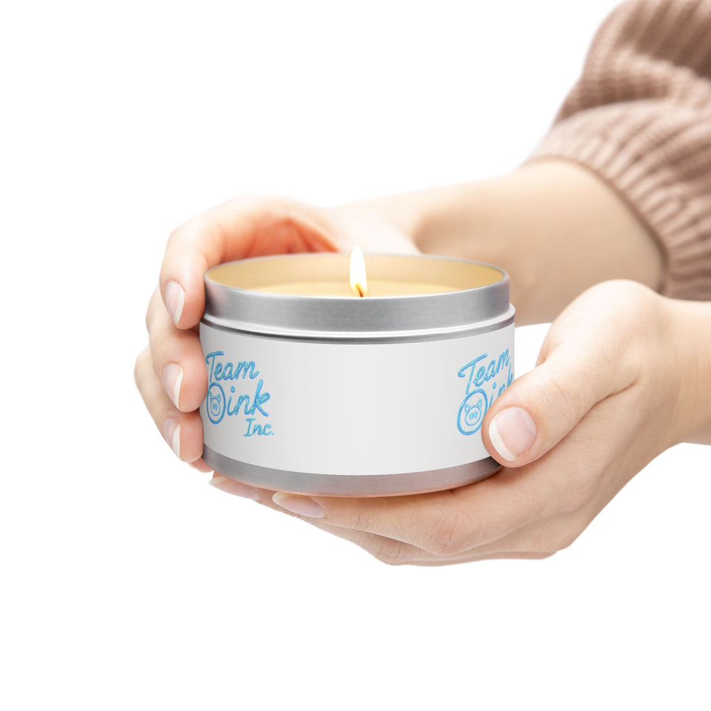 Team Oink Tin Candle — Scented Travel Candle in Portable Tin
