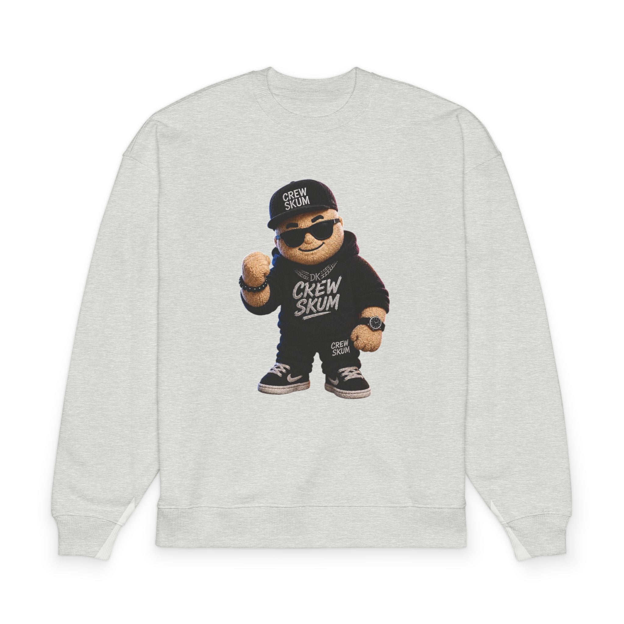 Radder 2.0 Crewneck Sweatshirt — Crew Skum Graphic Oversized Organic Sweatshirt
