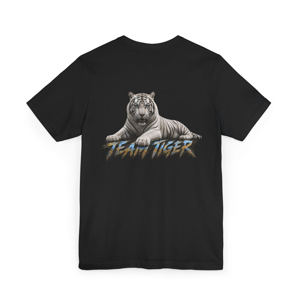 Team Tiger Graphic T-Shirt — White Tiger Illustration Tee