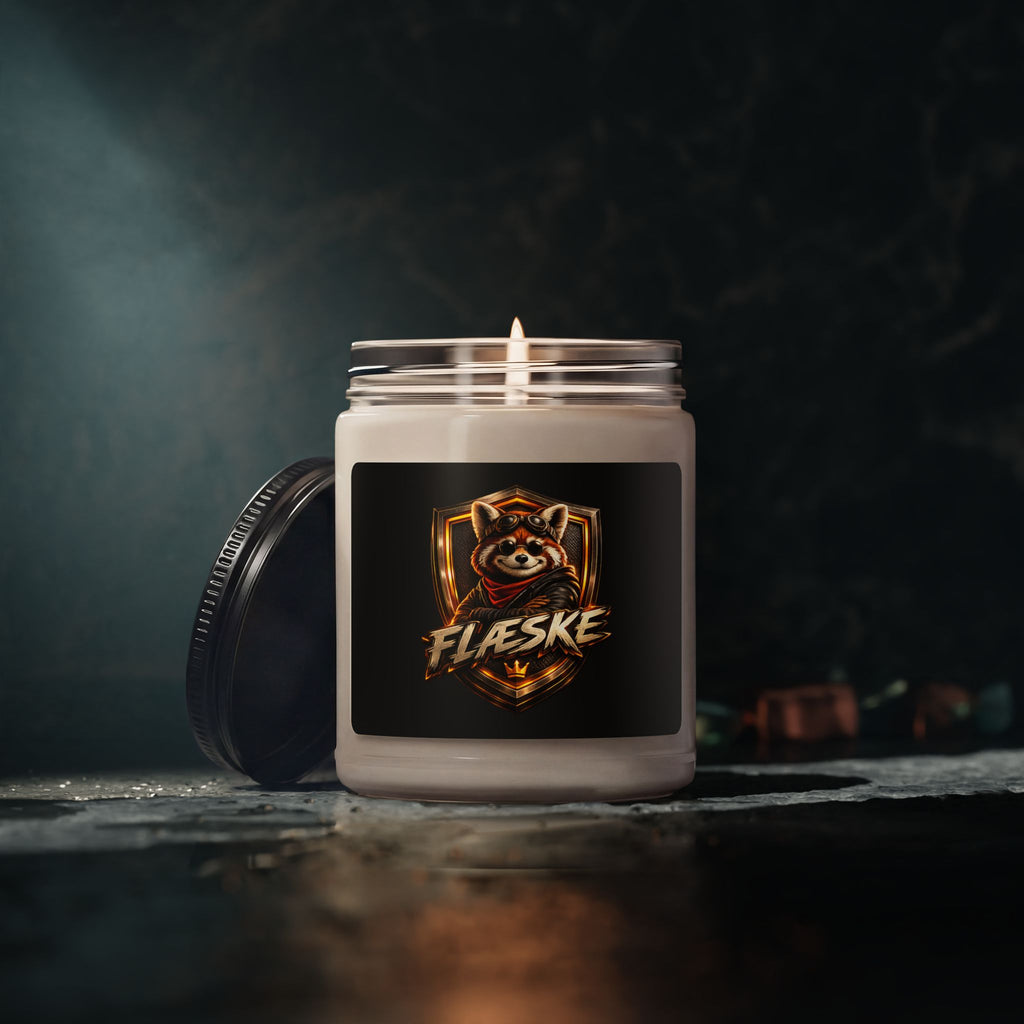 Soy Candle — 'FLÆSKE' Logo Scented Candle (9 oz)