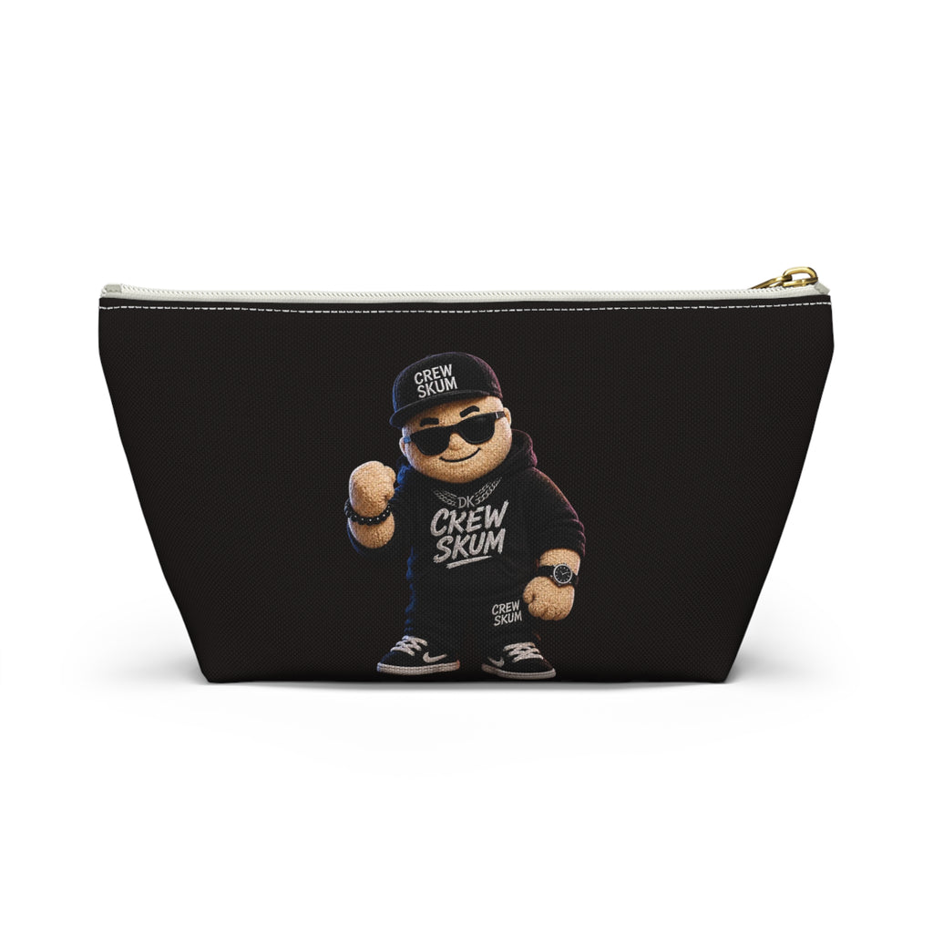 Crew Skum Cartoon Character Accessory Pouch — T‑Bottom Cosmetic Bag