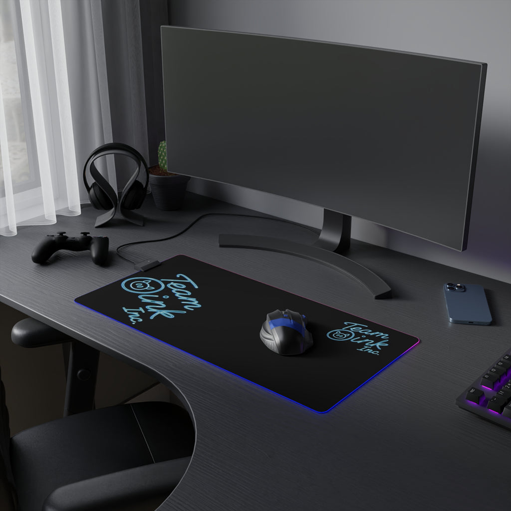 LED Gaming Mouse Pad — Team Oink Inc. RGB Extended Desk Mat