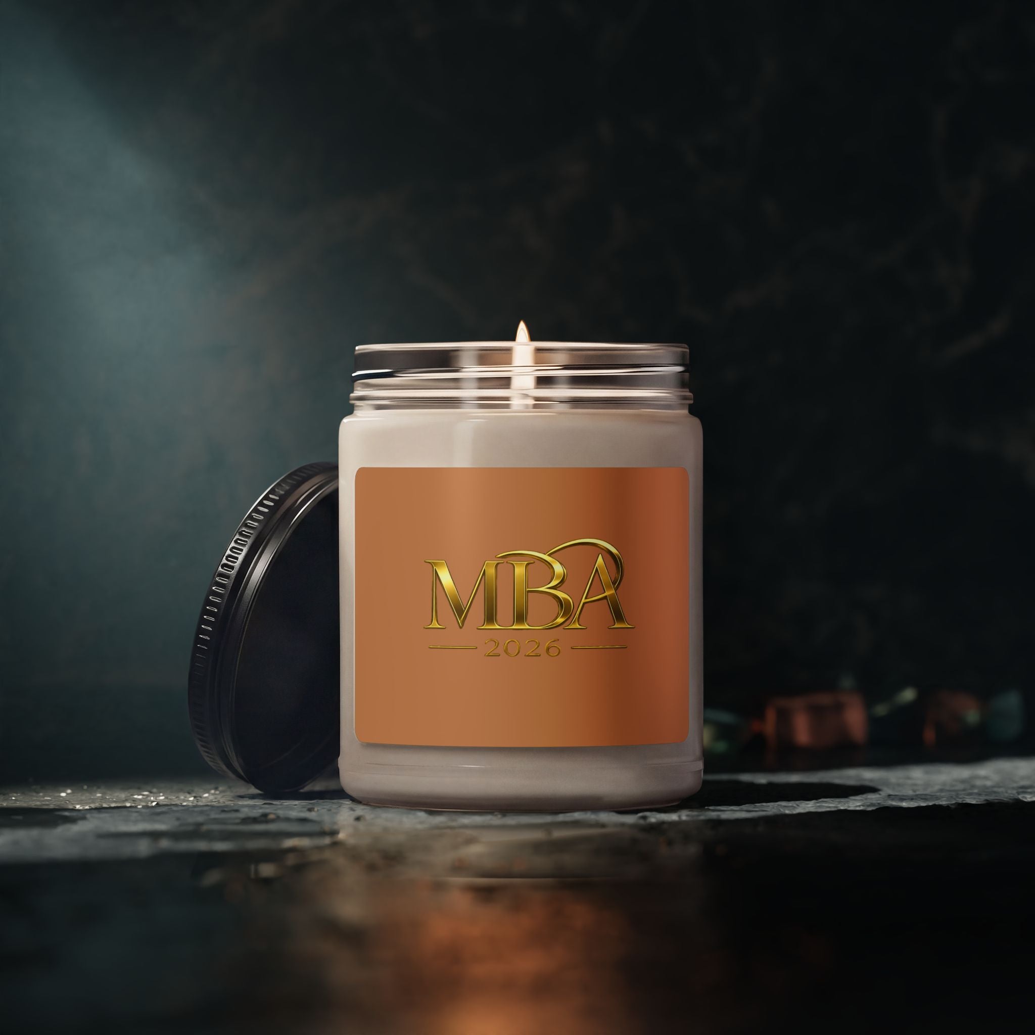 MBA 2026 Scented Soy Candle — Graduation Keepsake 9oz